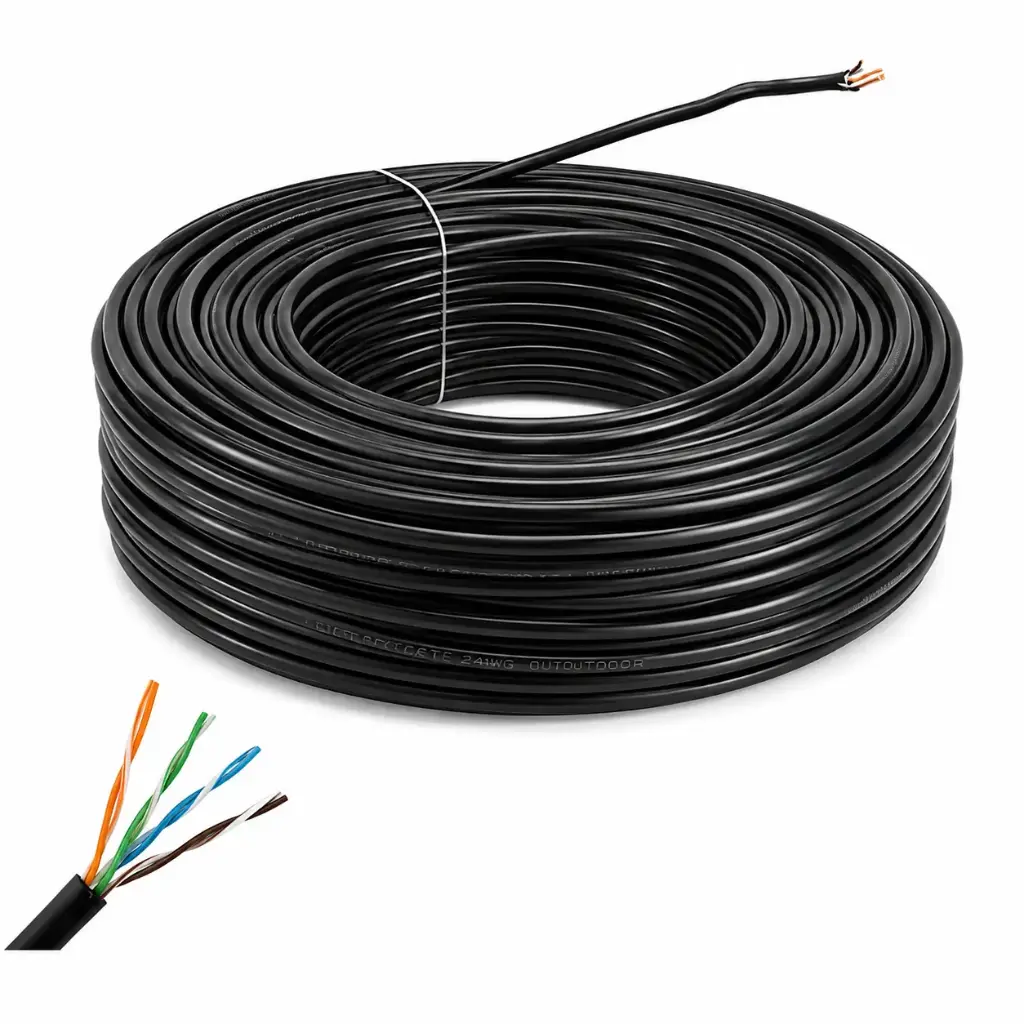 Cable UTP PLUS 100 Metros | Aleación 0,48 mm | 4 Pares | Ideal CCTV y Redes