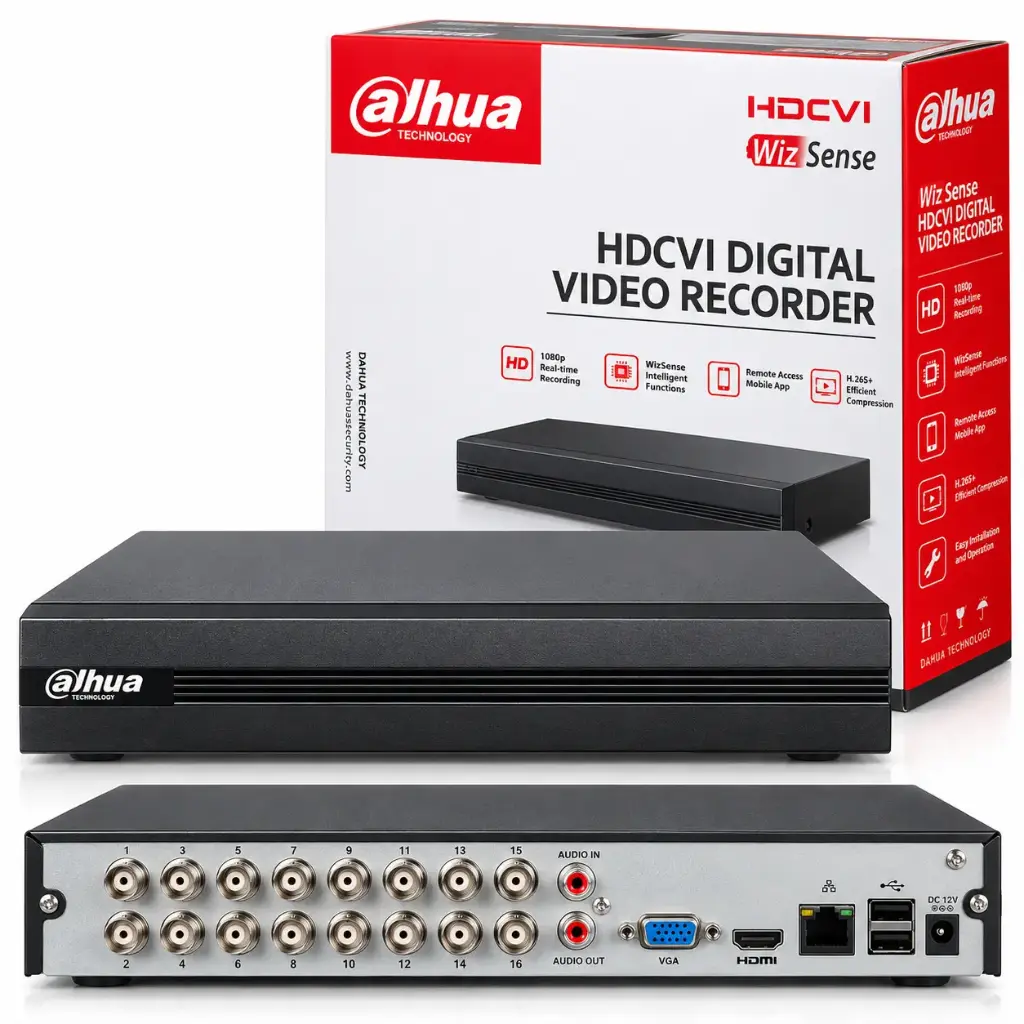 DVR Dahua DH-XVR1B16-I 16 Canales Pentahíbrido HDCVI/AHD/TVI/CVBS/IP