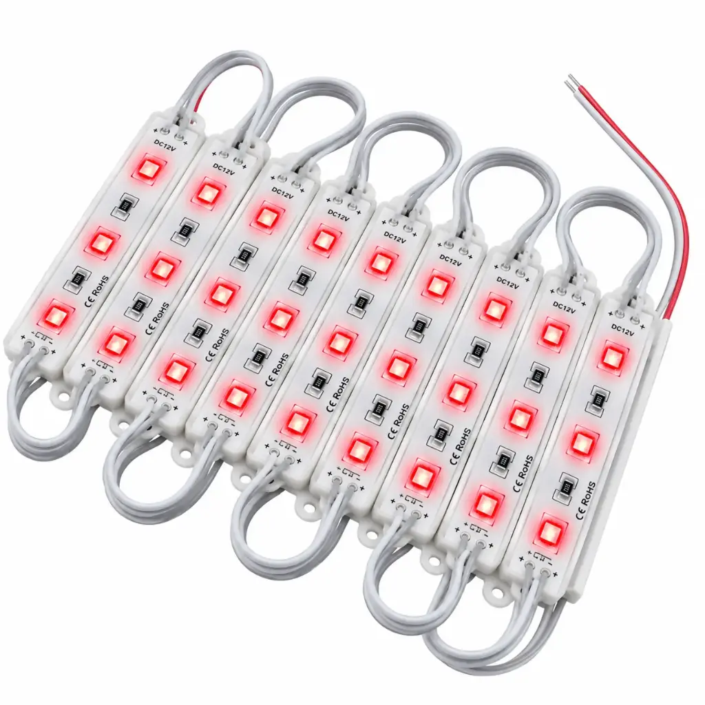 LED Rojo para Cerco Eléctrico 12V – Módulo Indicador y Señalización de Pulso