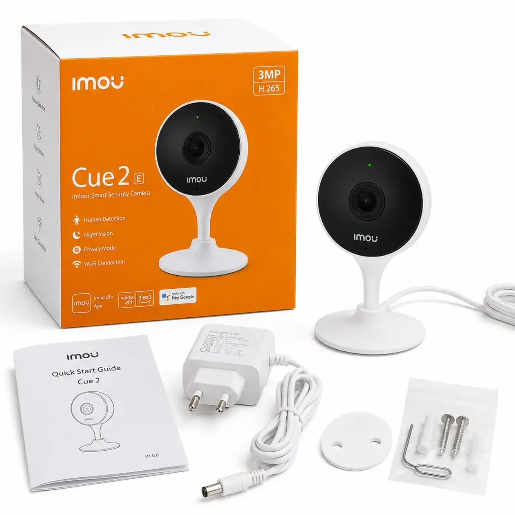 Cámara WiFi Imou Cue 2 IPC-C32EP-A 3MP Interior con Detección Humana, Audio Bidireccional y Visión Nocturna