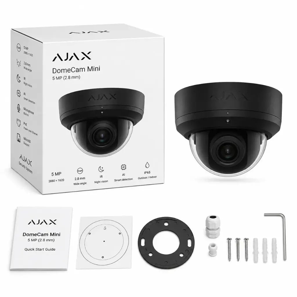 AJAX DOMECAM MINI 5MP-2.8