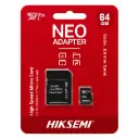 PROMO TARJETA MICRO SD HIKSEMI 64 GB CON ADAPTADOR
