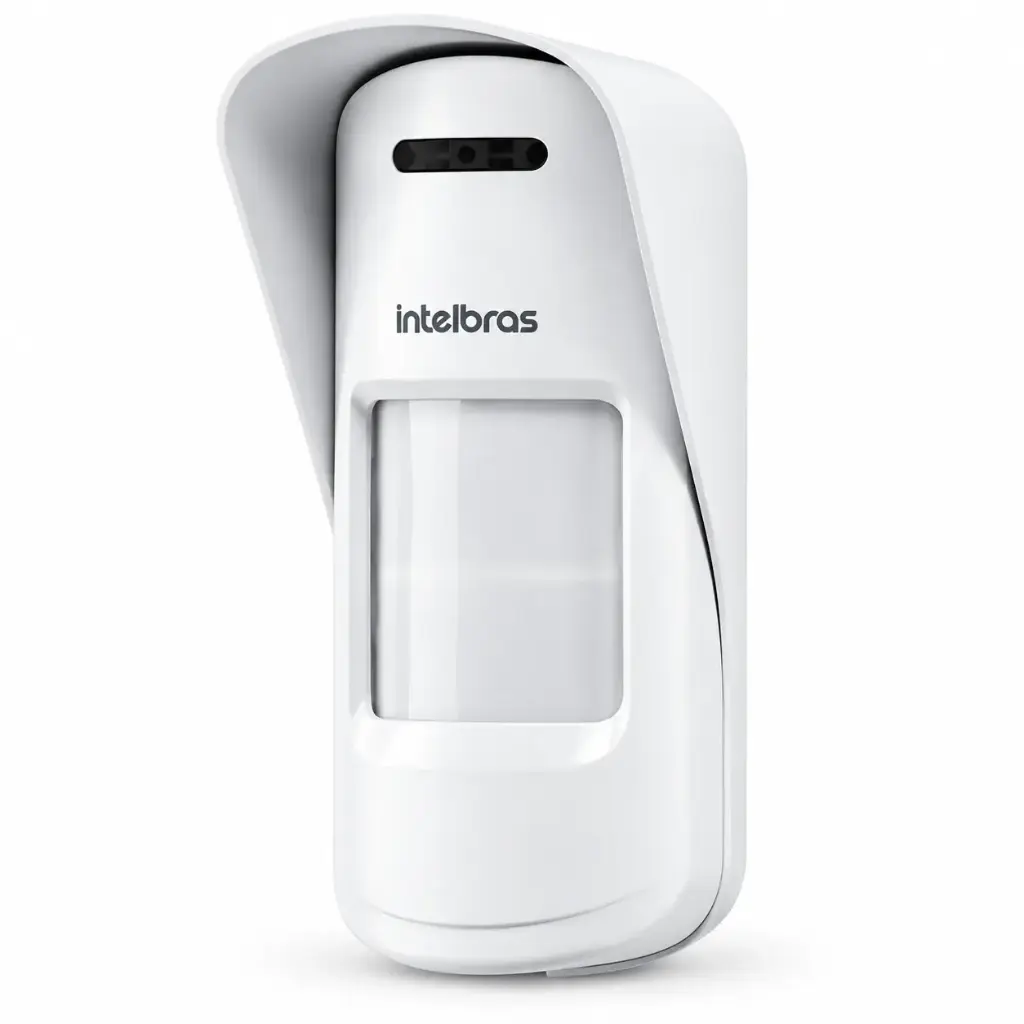 Sensor PIR INALÁMBRICO Exterior Intelbras IVP 7000 MW EX Pet Doble Tecnología 