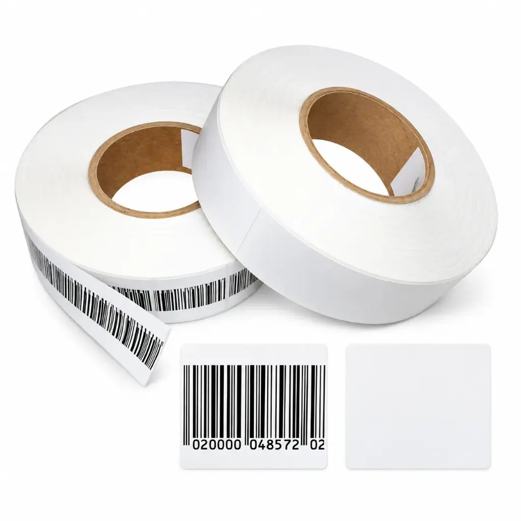 Alarma Antihurto RF 40x40 mm Tipo Código de Barras para Antenas de Seguridad - rollo1000 unidades