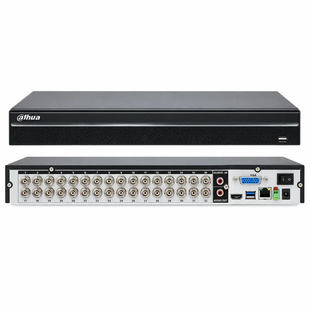DVR Dahua XVR4232AN-I V2.0 32 Canales WizSense 1080N H.265+ con IA