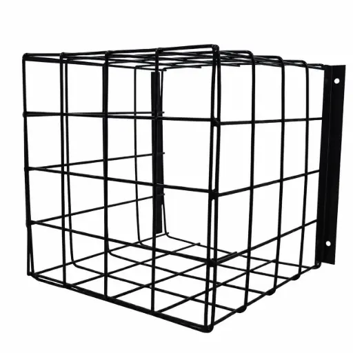 [2162] JAULA METALICA 20X20X20 CON SOLAPA