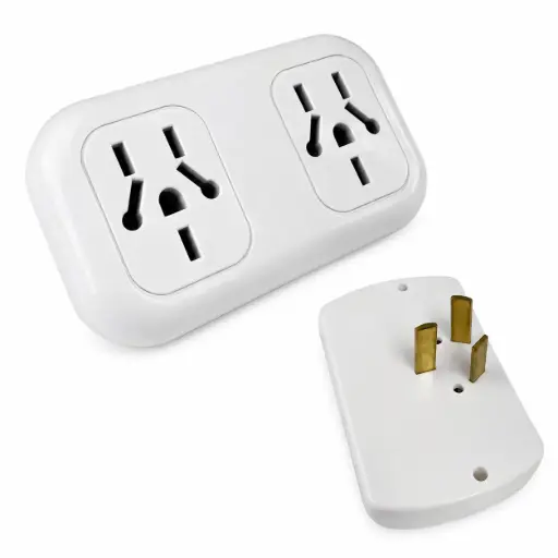 [2313] ADAPTADOR MULTIFICHA DOBLE PERNO CHATO