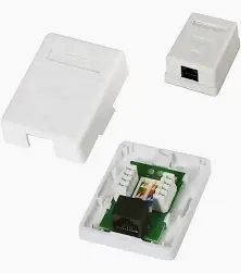 [2337] TOMA ZOCALO ROSETA SIMPLE RJ45