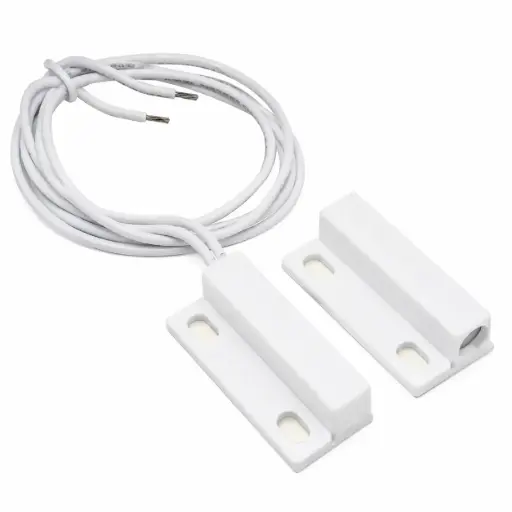 [381] SENSOR MAGNETICO PRE CABLEADO BLANCO