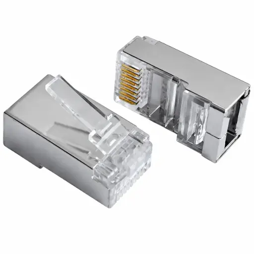 [2127] FICHA RJ45 - METÁLICA Cat 5