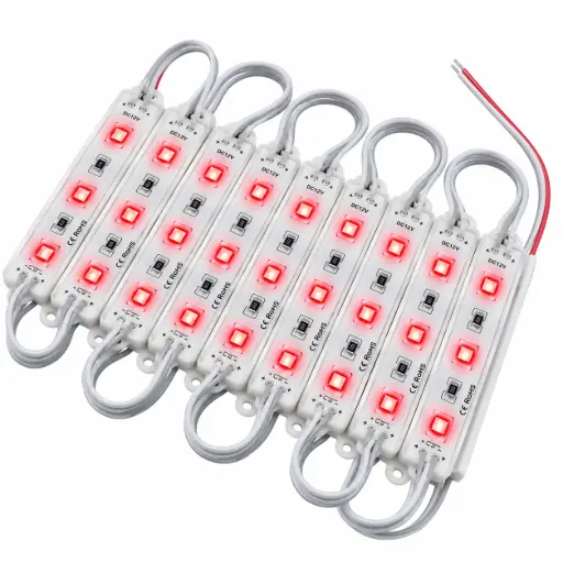 [939] LED Rojo para Cerco Eléctrico 12V – Módulo Indicador y Señalización de Pulso