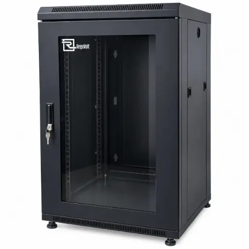 [995] Rack Reguvolt 22U 600mm con Ruedas Gabinete 19″ para Redes y Comunicaciones – RV-R-22U600