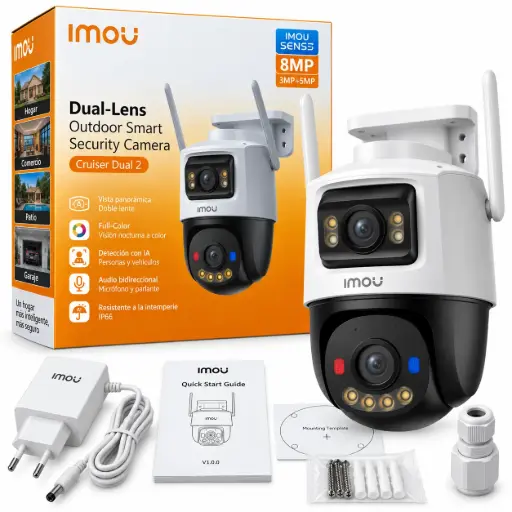 [1265] IPC-S7XEP-8MOWED IMOU CRUISER DUAL 2 DOBLE LENTE 8 MPX 