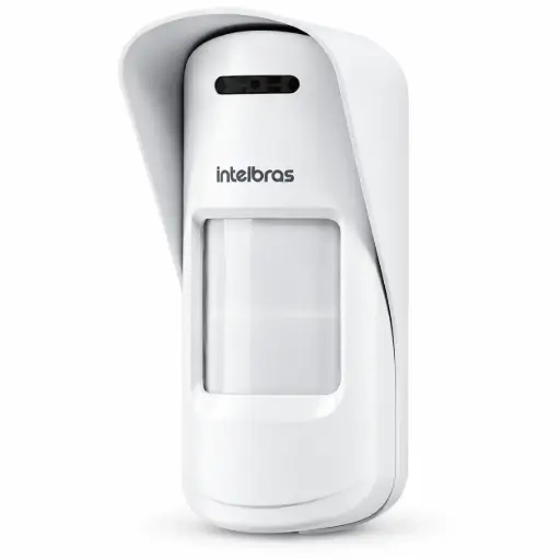 Sensor PIR INALÁMBRICO Exterior Intelbras IVP 7000 MW EX Pet Doble Tecnología 